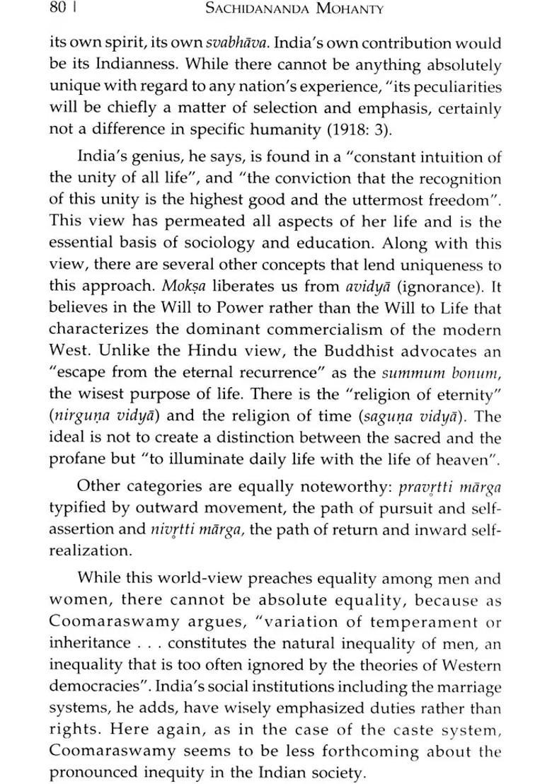 Art, Aesthetics and Philosophy (Reflections on Coomaraswamy) - Indya