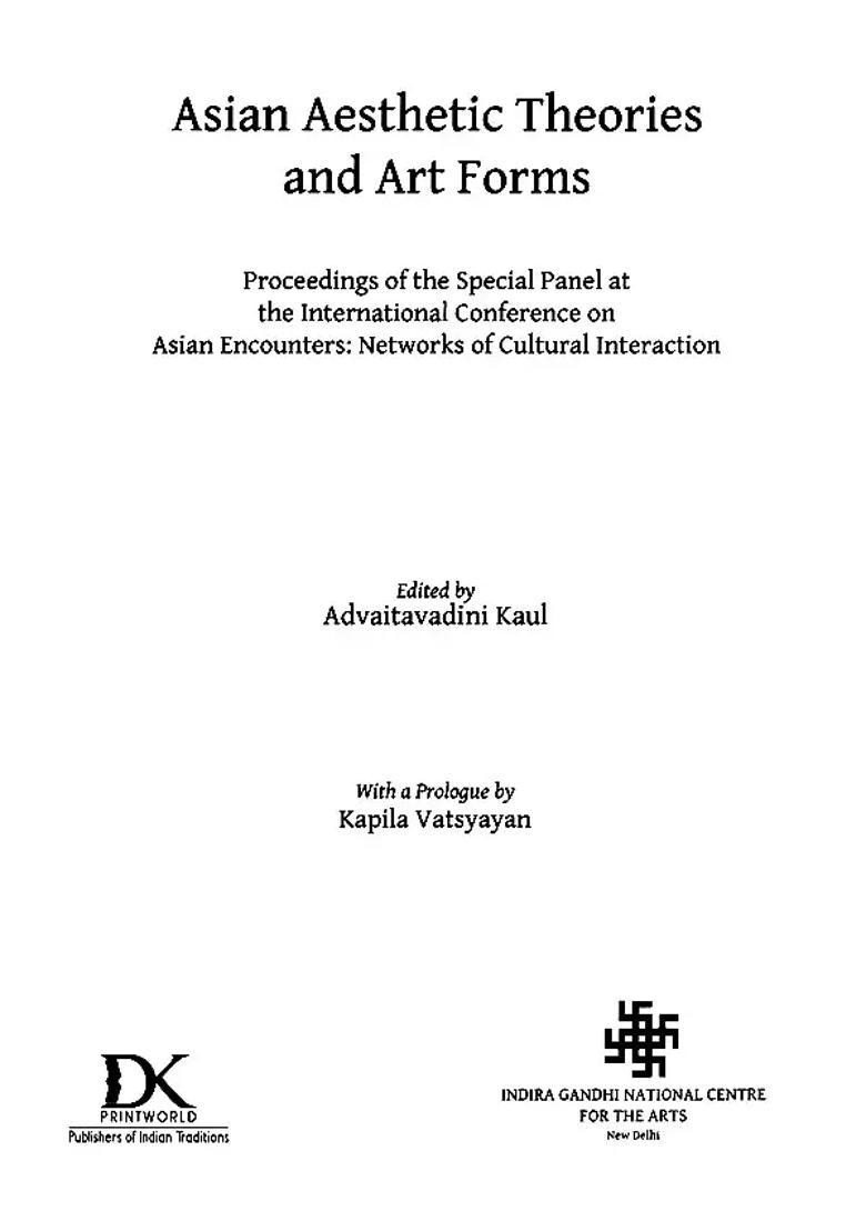 Asian Aesthetic Theories And Art Forms - Indya