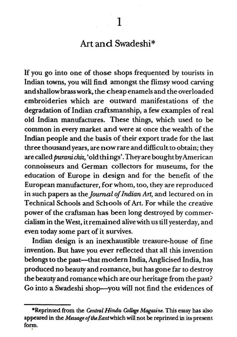Art and Swadeshi | Books on History of Indian Art - Indya
