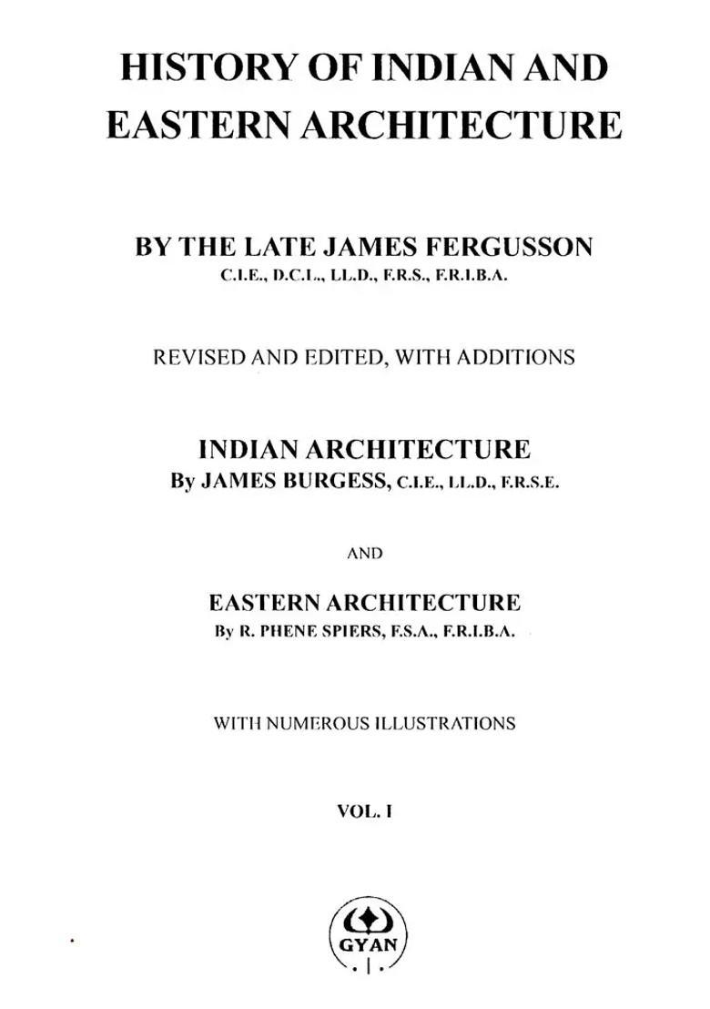 History of Indian and Eastern Architecture (Set of 2 Volumes) - Indya
