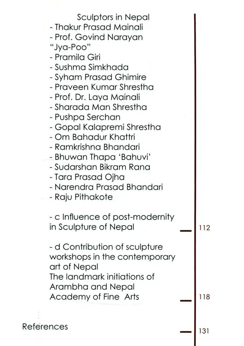 A Concise Introduction to Nepali Modern Sculpture - Indya