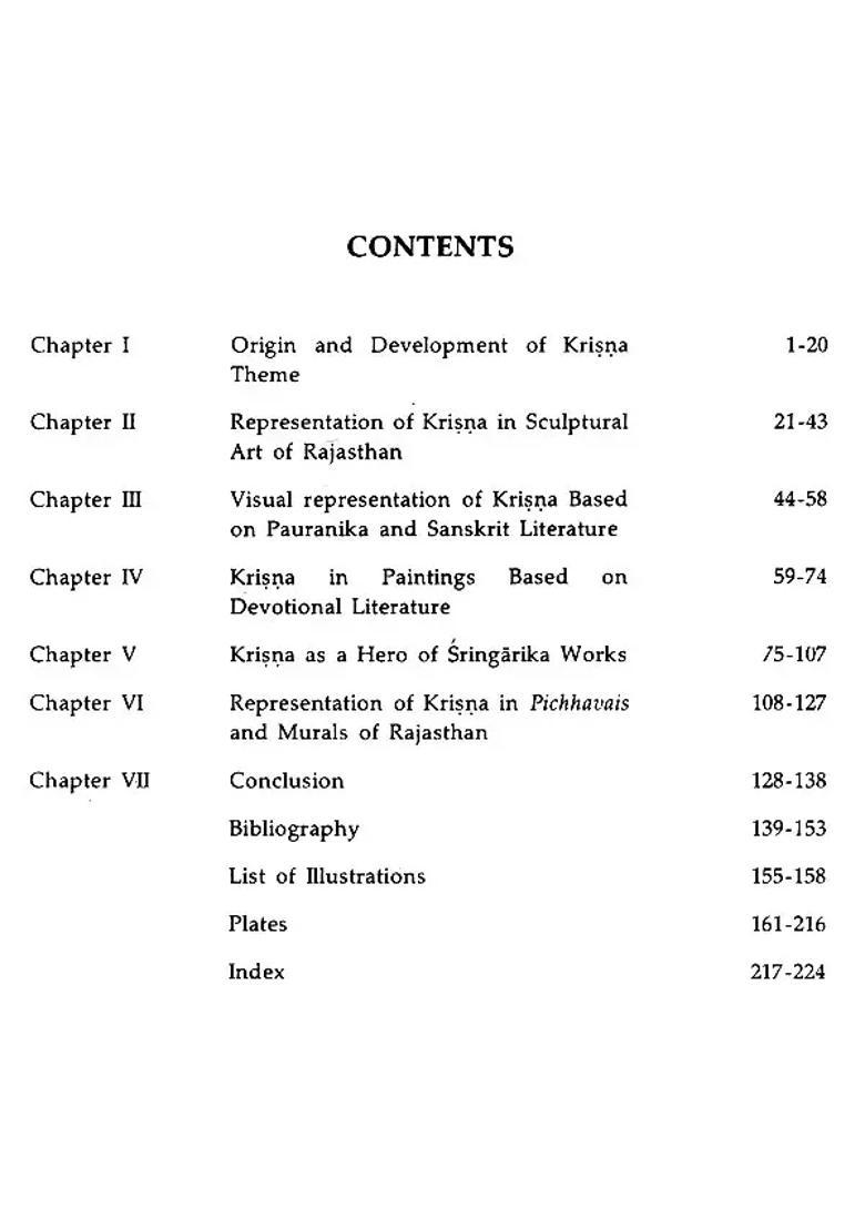 Krisna Theme in the Visual Arts of Rajasthan - Indya