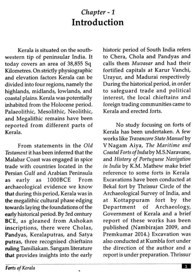 Forts of Kerala (Historical And Architectural Account) - Indya