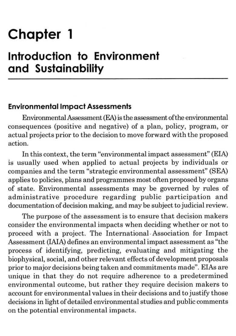 Environmental Impact Assessment on Art and Architecture - Indya