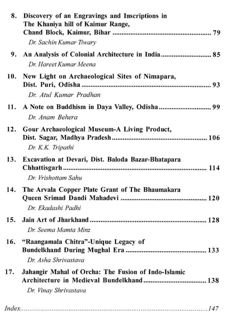 Art, Architecture and Archaeology of India - Indya