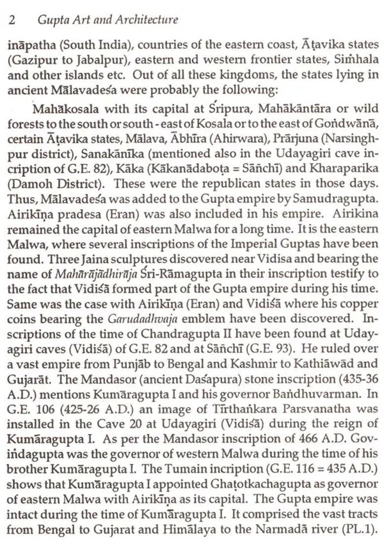 Gupta Art And Architecture (With Special Reference To Madhya Pradesh) - Indya