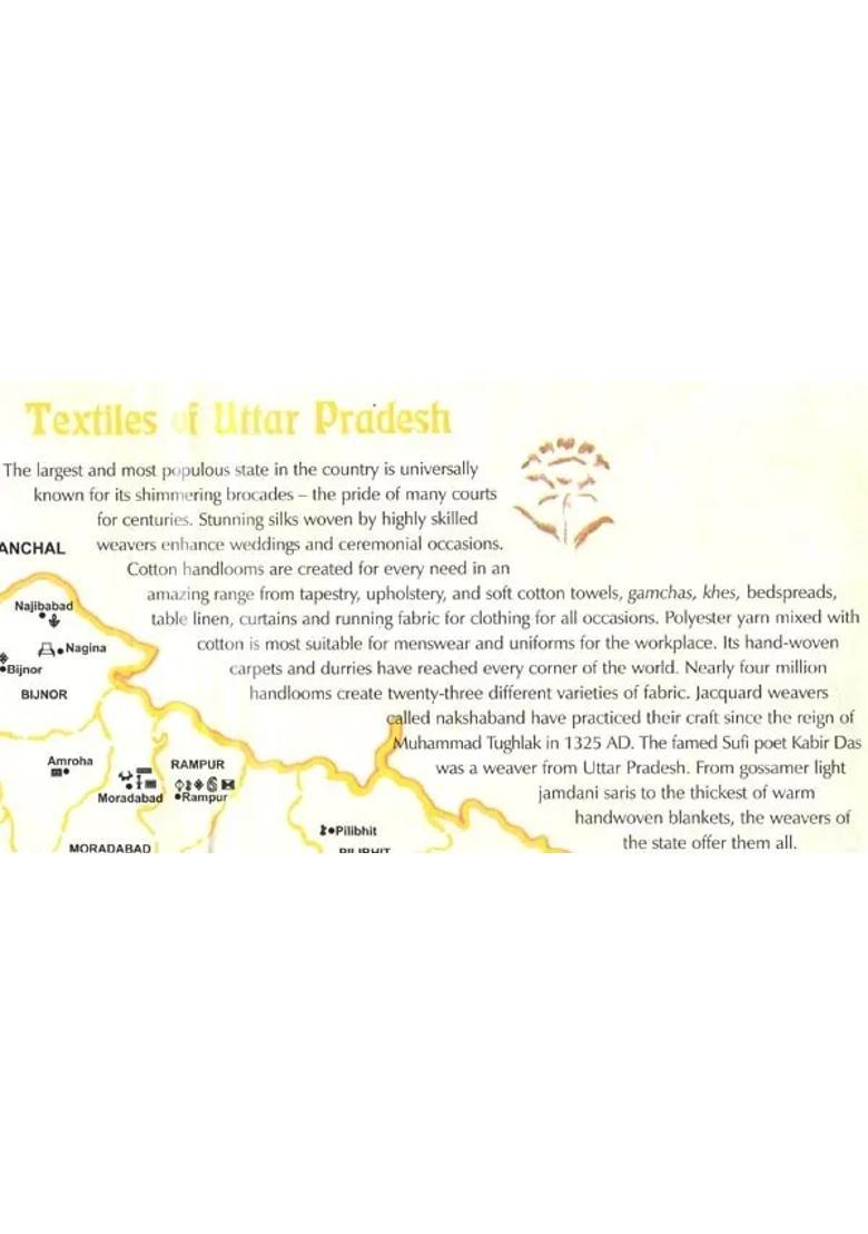 Crafts Map of Uttar Pradesh- Textiles of Uttar Pradesh - Indya