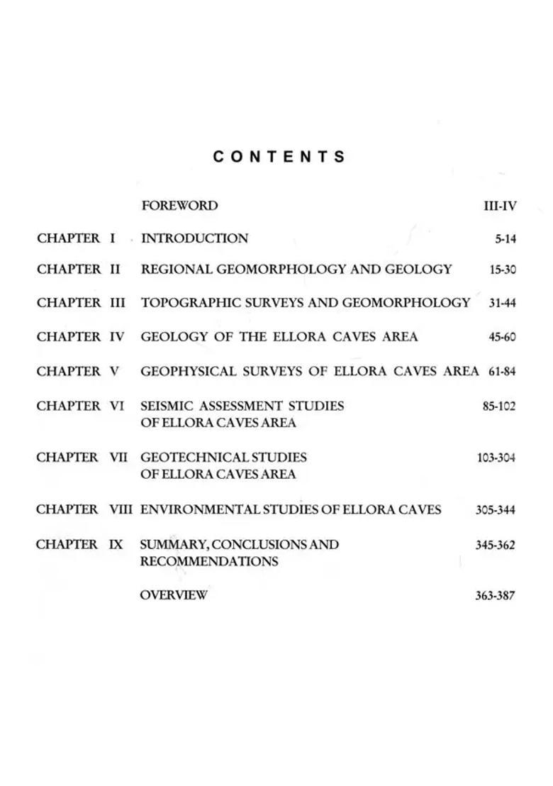 Geoscientific Studies For Conservation Of Ellora Caves - Indya
