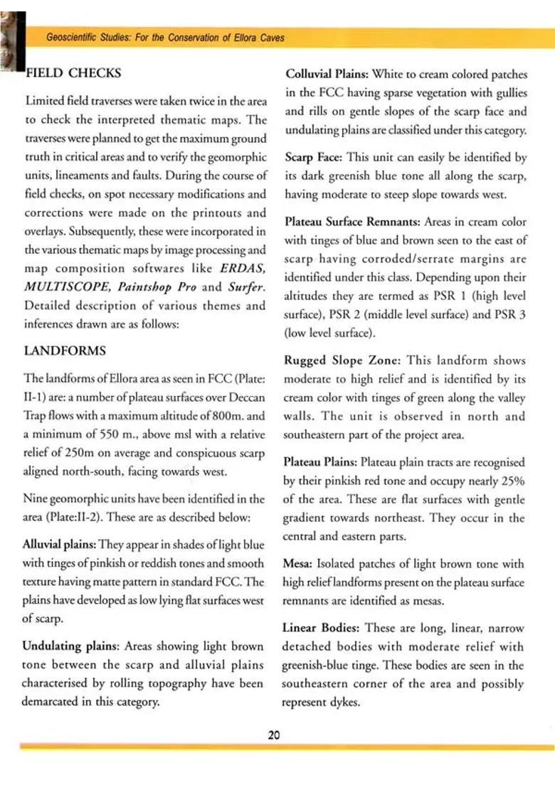 Geoscientific Studies For Conservation Of Ellora Caves - Indya