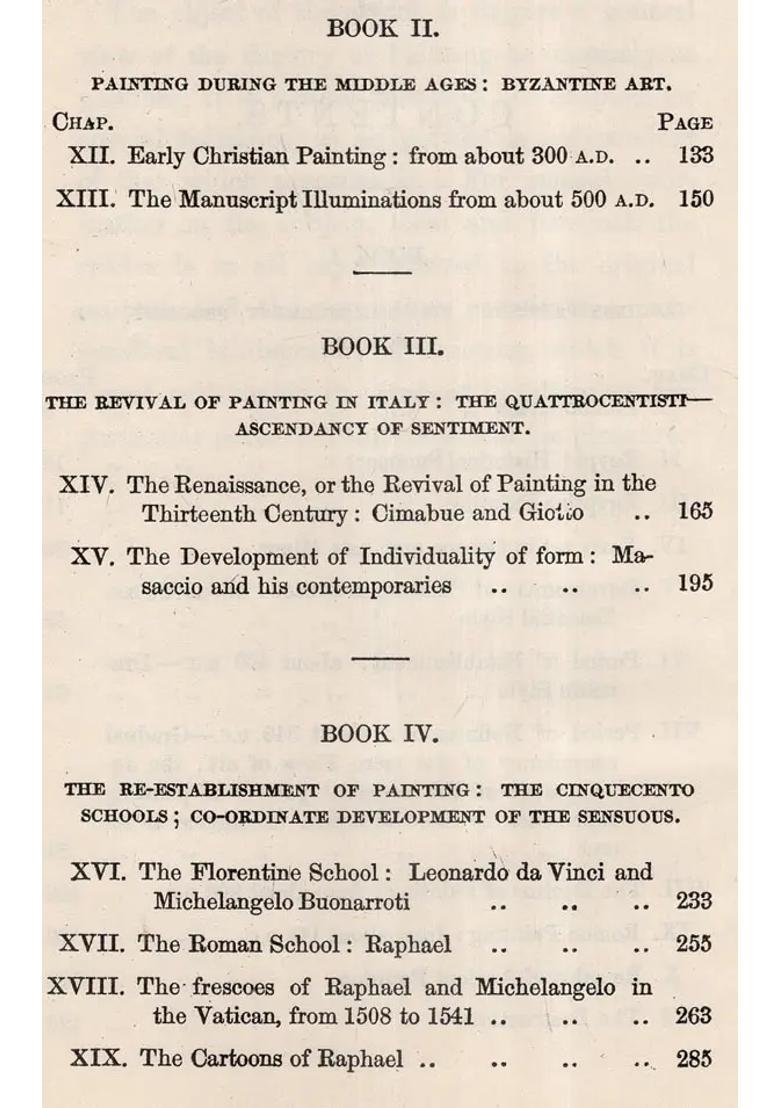 A Sketch of the History of Painiting- Set of 2 Volumes (An Old and Rare Book) - Indya