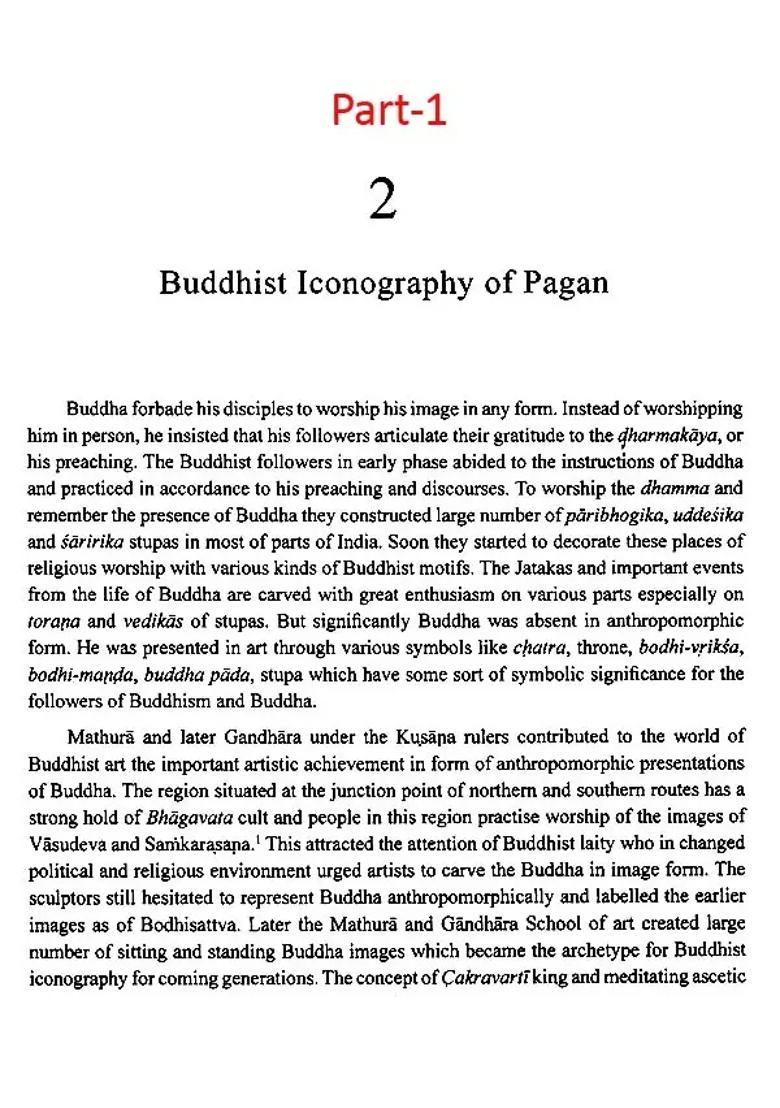 Buddhist Art of Pagan (Set of 2 Volumes) - Indya