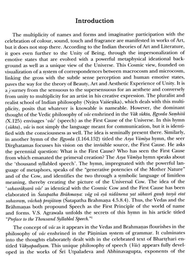 Meaning and Beauty Shastric Foundation of Indian Aesthetics - Indya