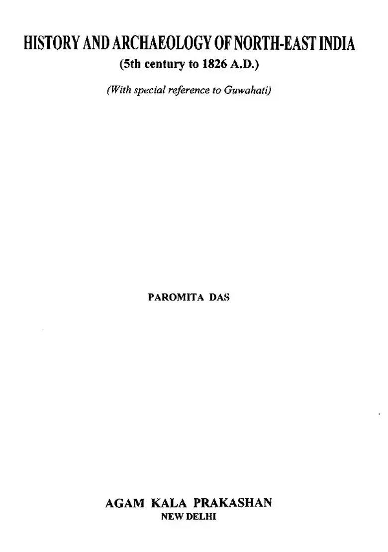 History and Archaeology of North-East India - Indya