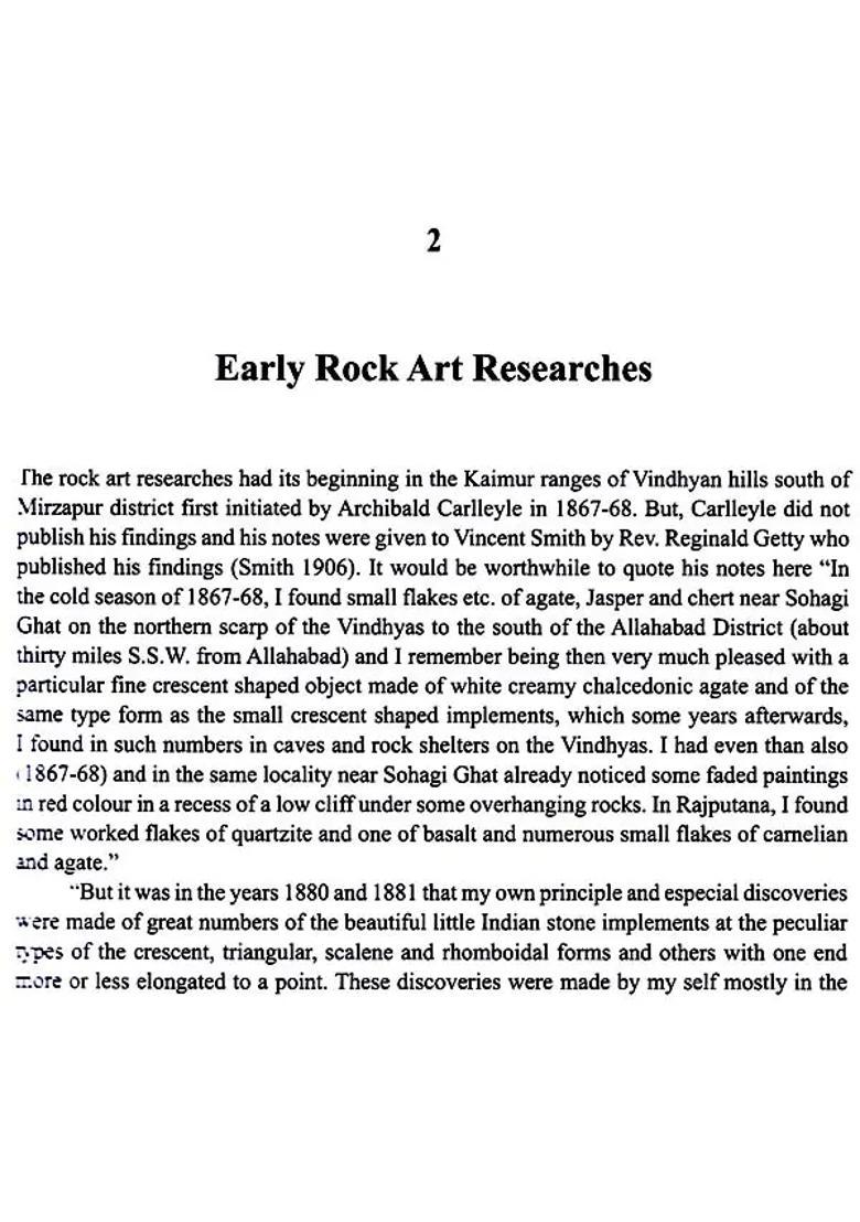 Dating the Rock Art of Central India - Indya