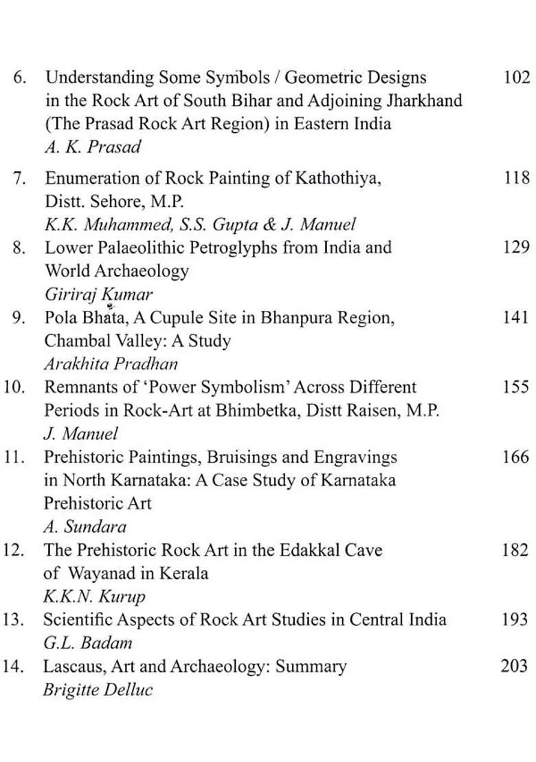 India & France Studies in Rock Art - Indya
