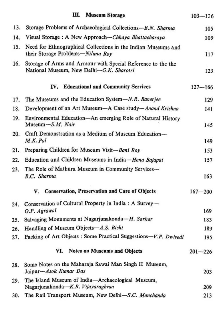 Museums and Museology: New Horizons (Essays in Honour of Dr. Grace Morley on Her 80th Birthday) - Indya