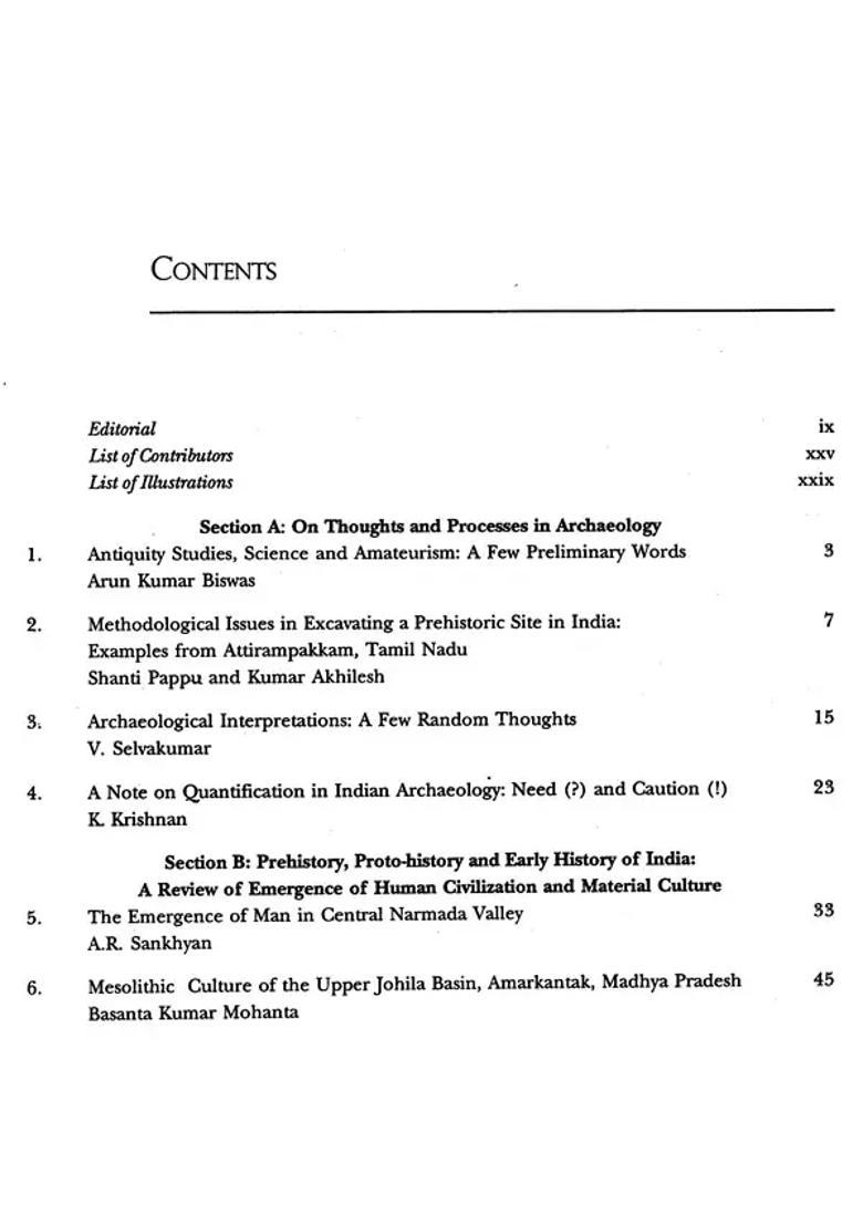 Methodologies of Interpreting The Ancient Past of South Asia- Studies in Material Culture - Indya