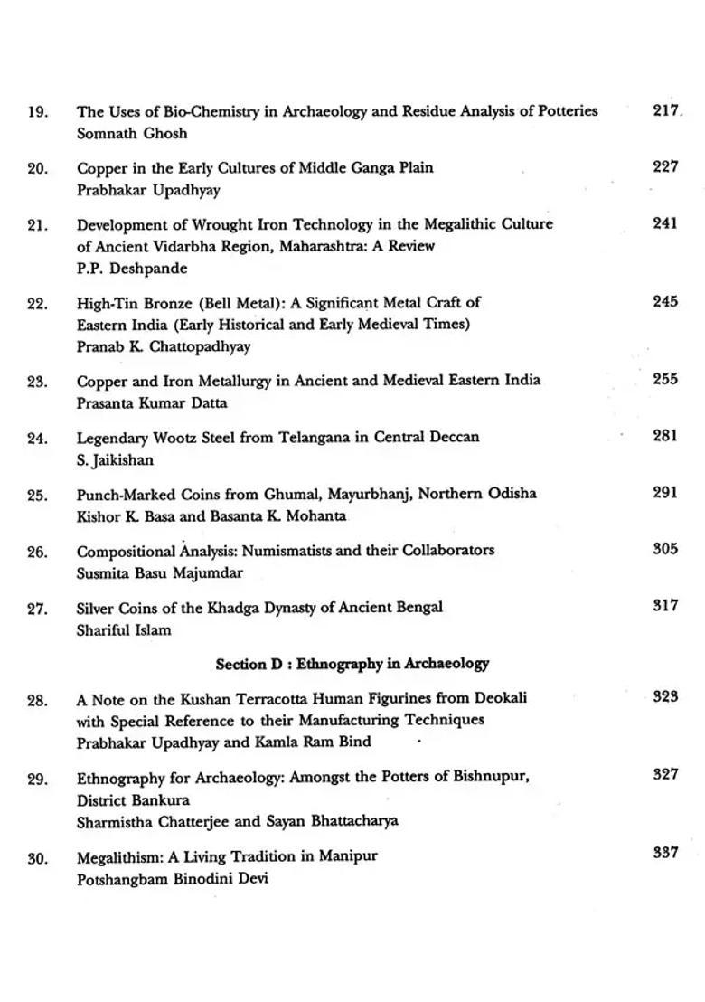 Methodologies of Interpreting The Ancient Past of South Asia- Studies in Material Culture - Indya