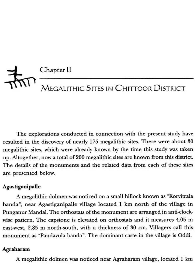 Megalithic Culture in Chittoor District - Indya