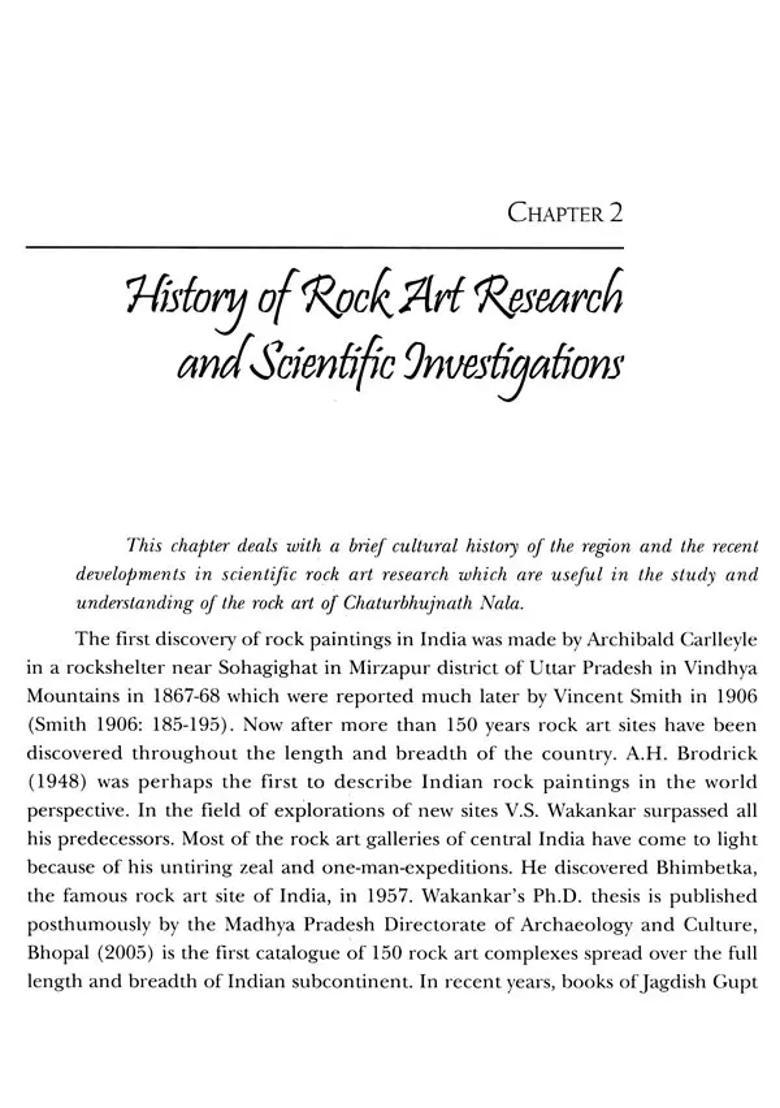 Chaturbhujnath Nala- A Magnificent Rock Art Gallery in India - Indya