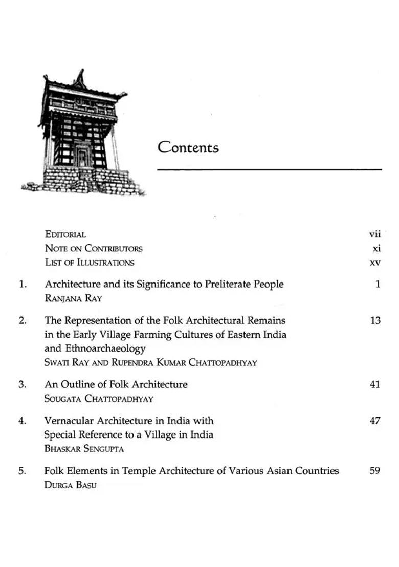Folk Architecture of Asian Villages and Towns : A Comparative Study - Indya