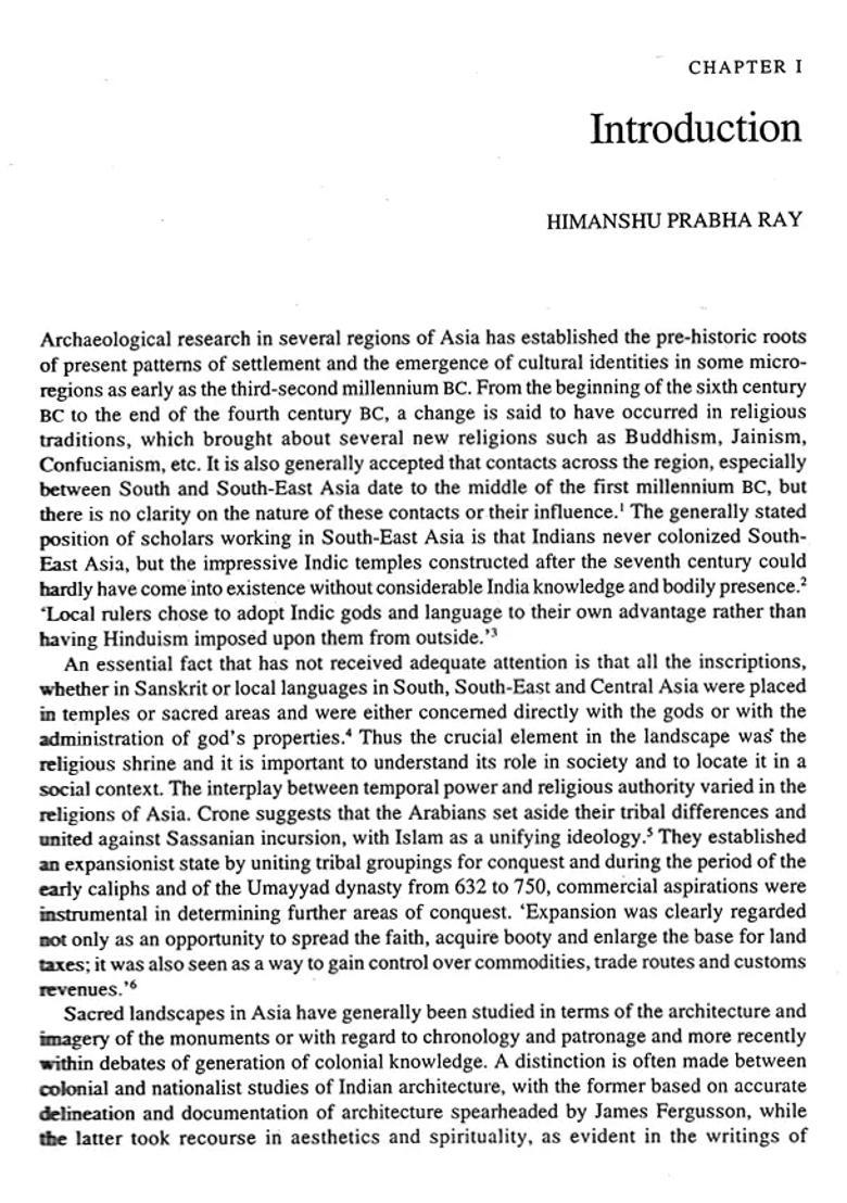 Sacred Landscapes in Asia (Shared Traditions,Multiple Histories) - Indya