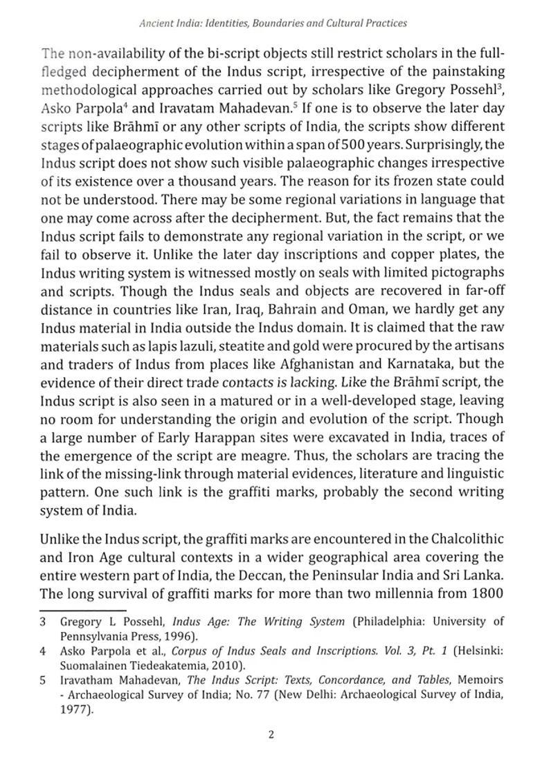 Ancient India- Identities, Boundaries and Cultural Practices - Indya