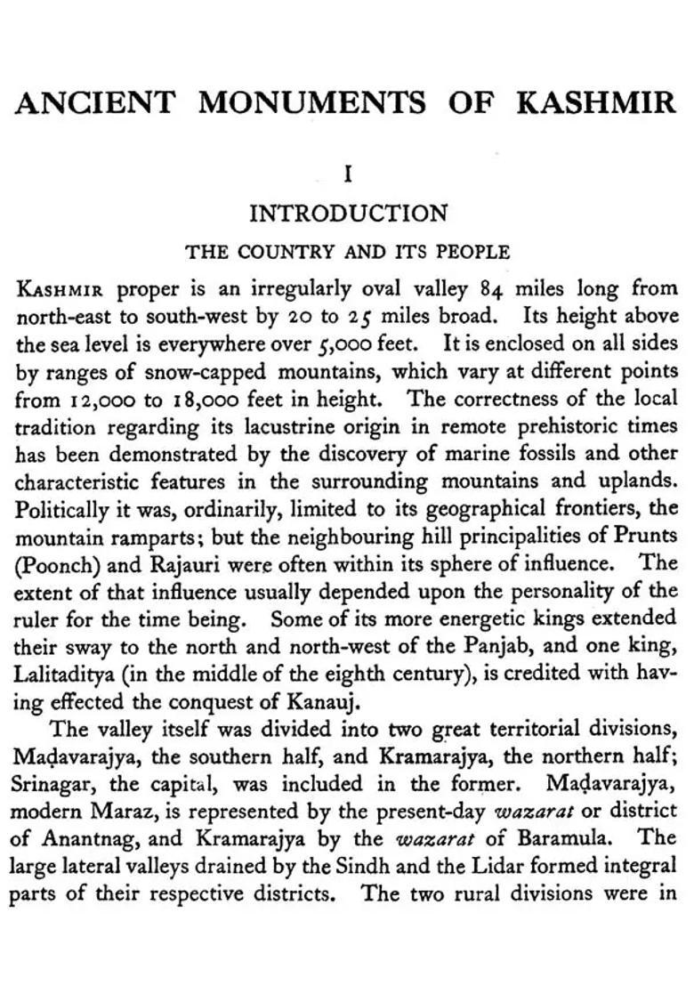 Ancient Monuments of Kashmir - Indya