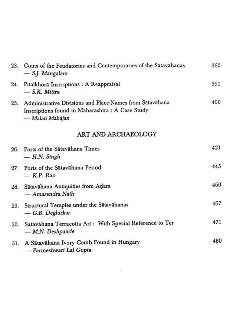 The Ages of the Satavahanas- Great Ages of Indian History (Set of 2 Volumes) - Indya