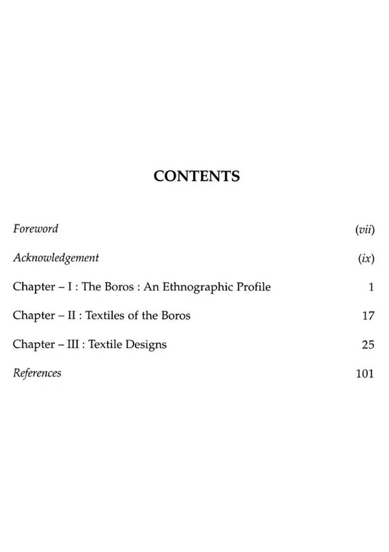 Textile Designs of The Boros of Northeast India - Indya