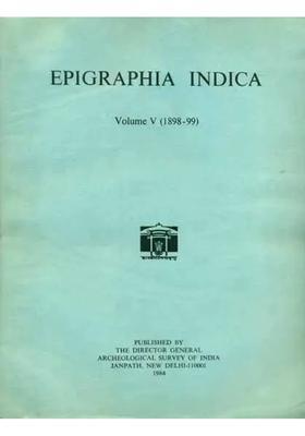 Epigraphia Indica - Volume V (1898-99)