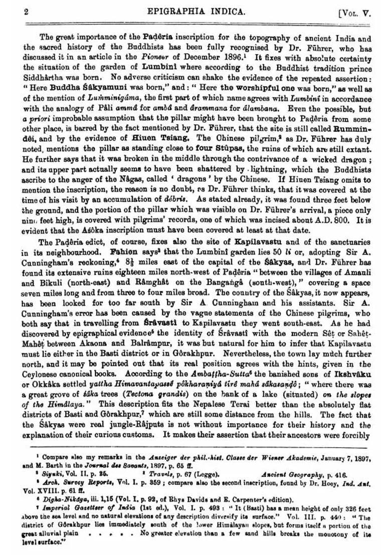 Epigraphia Indica - Volume V (1898-99) - Indya