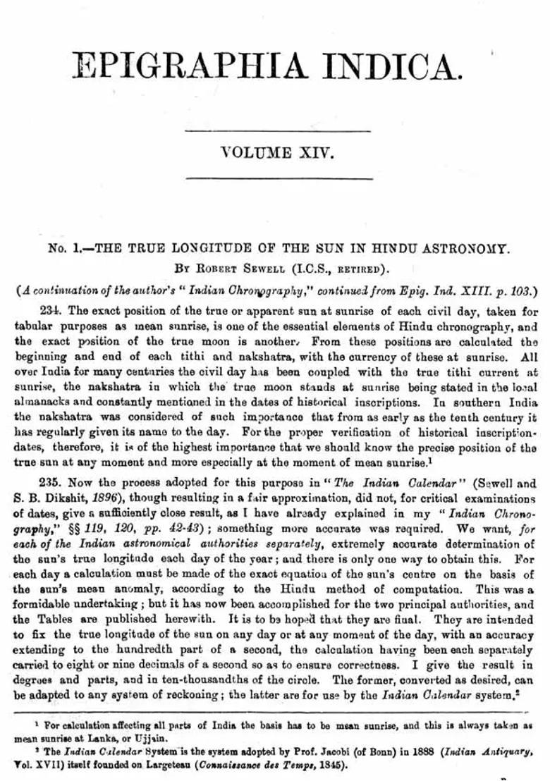 Epigraphia Indica - Vol-XIV (1917-18) - Indya
