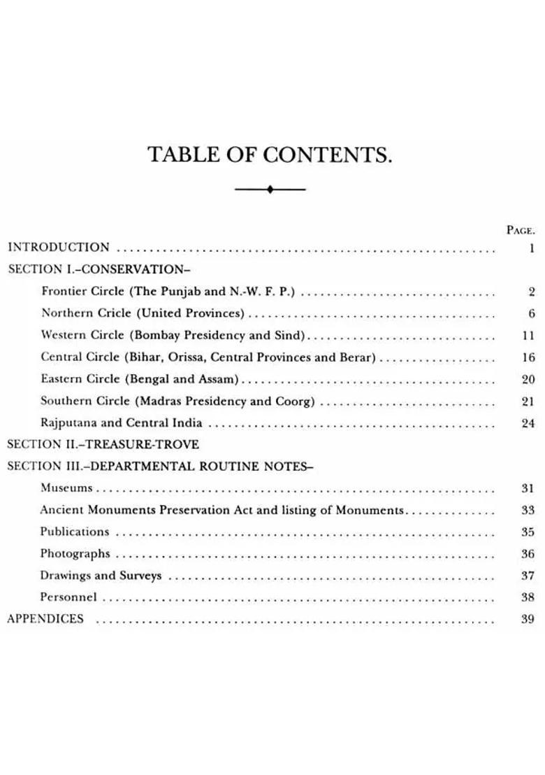 Annual Report - Part-I, 1937 to 1938 - Indya