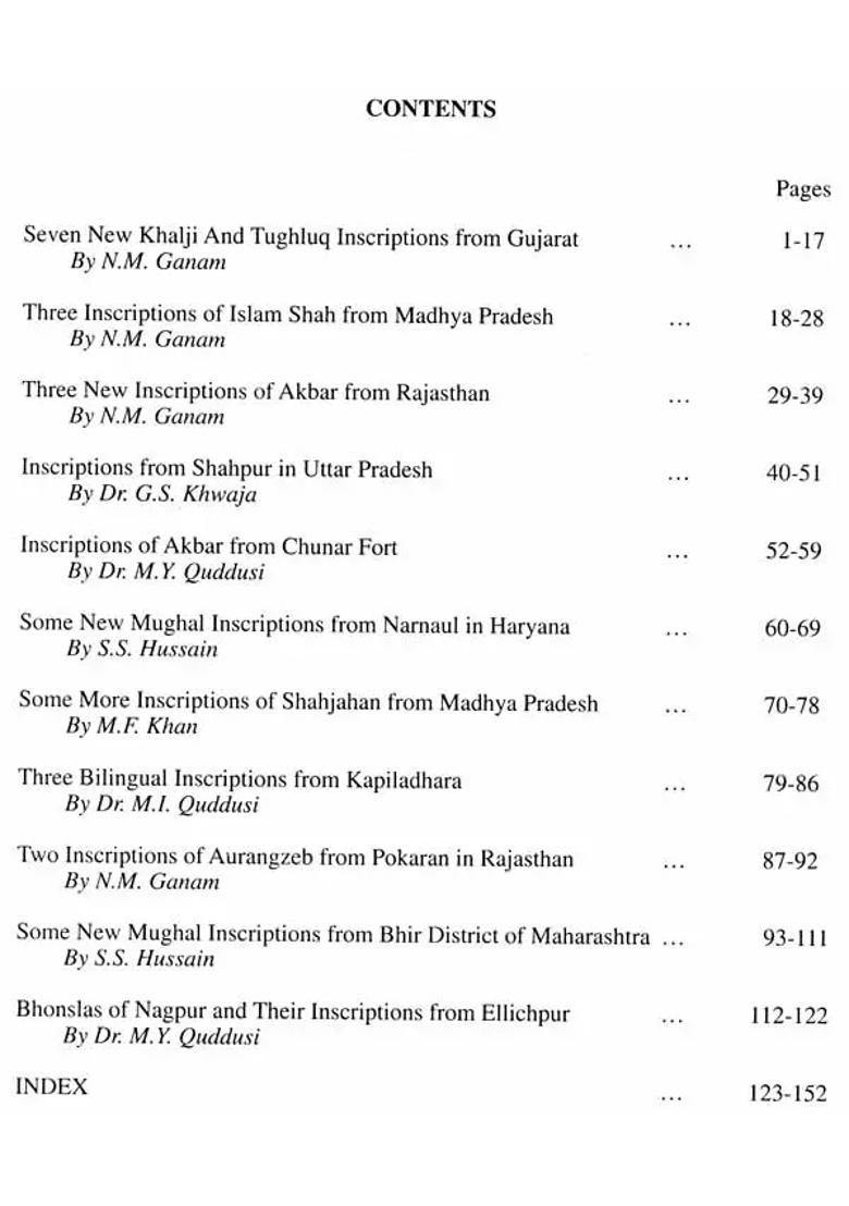 Epigraphia Indica - Arabic and Persian Suppliment 1977 (An Old and Rare Book) - Indya