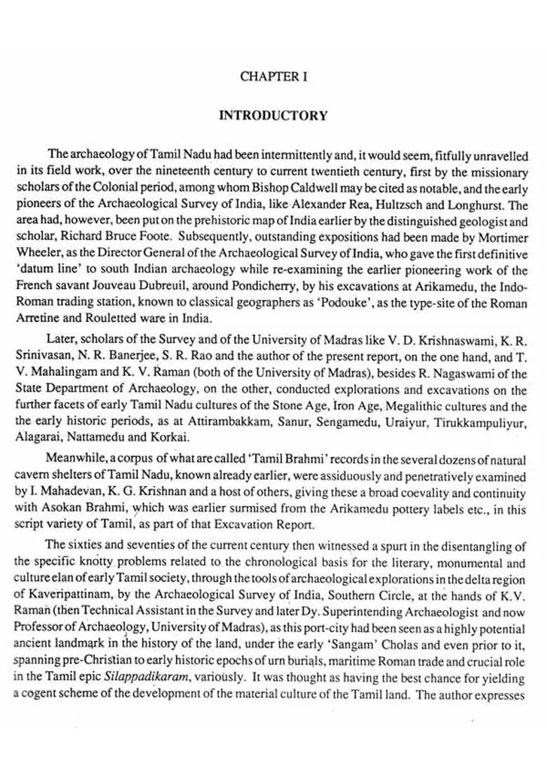 Kaveripattinam Excavations 1963-73- A Port City on The Tamil Nadu Coast (An Old and Rare Book) - Indya