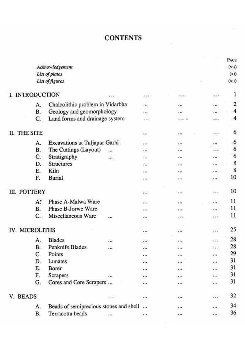 Excavations At Tuljapur Garhi 1984-85 - Indya