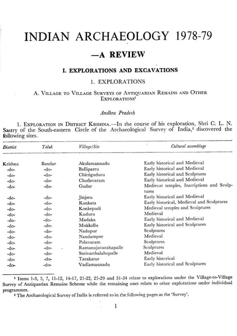 Indian Archaeology 1978-79 A Review (An Old and Rare Book) - Indya