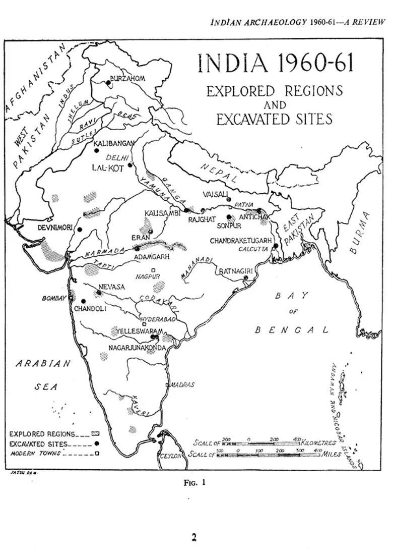 Indian Archaeology 1960-61 A Review (An Old and Rare Book) - Indya