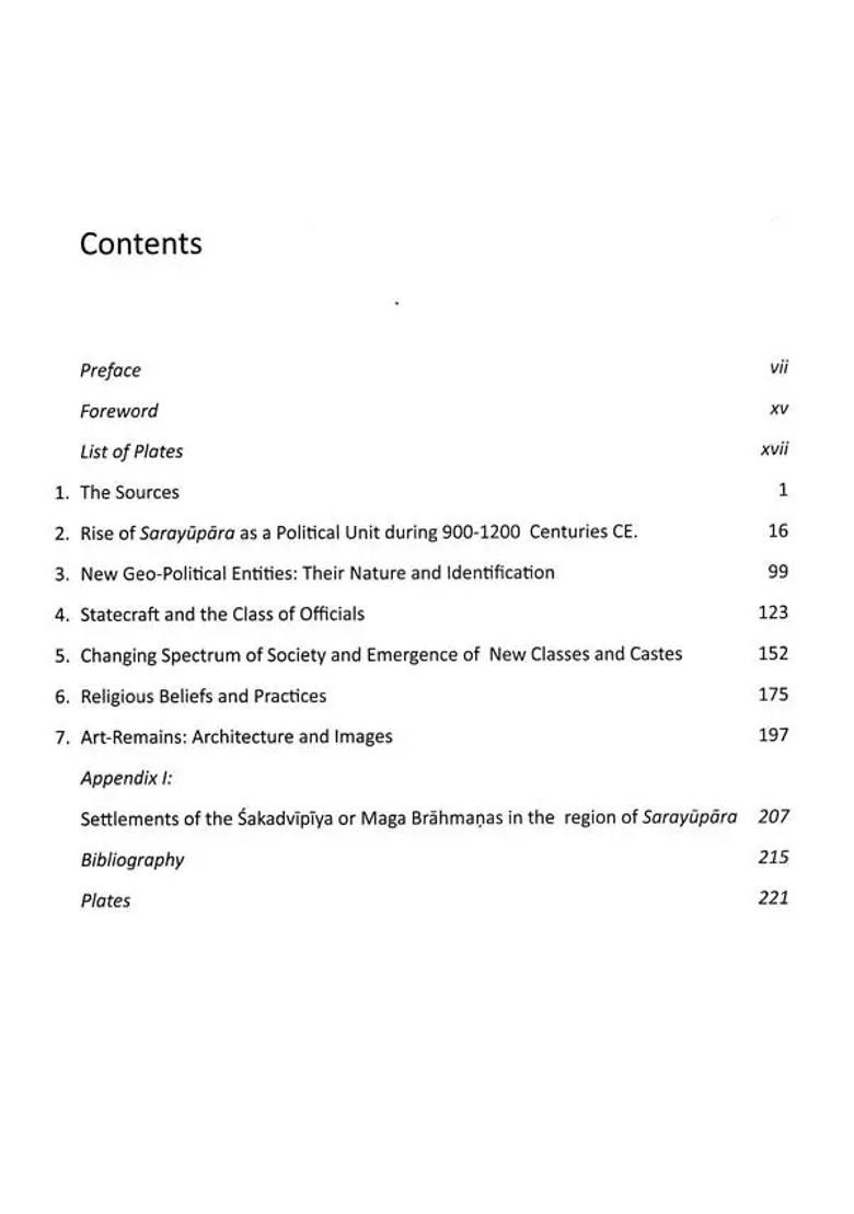 History and Culture of Sarayupara Region in East Uttar Pradesh During 9th - 12th Centuries - Indya