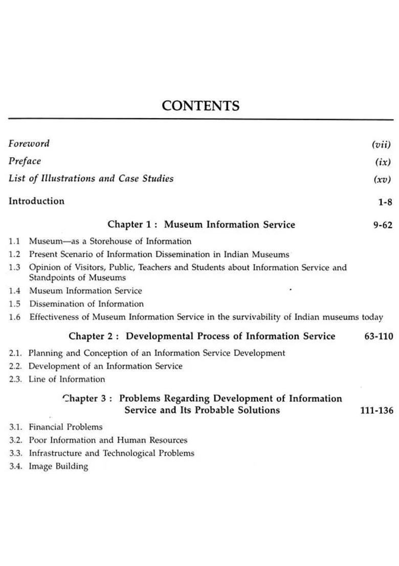 Museum Information Service- Its Management and Marketing - Indya