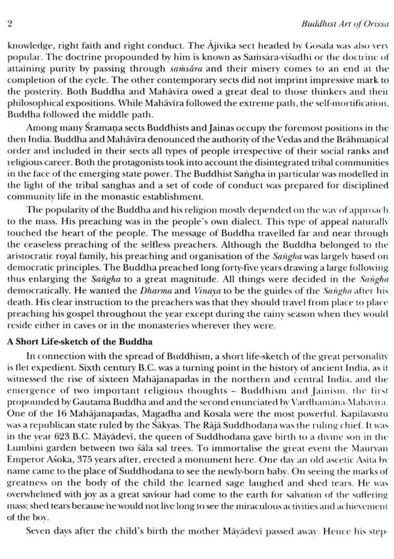 Buddhist Art of Orissa - Indya