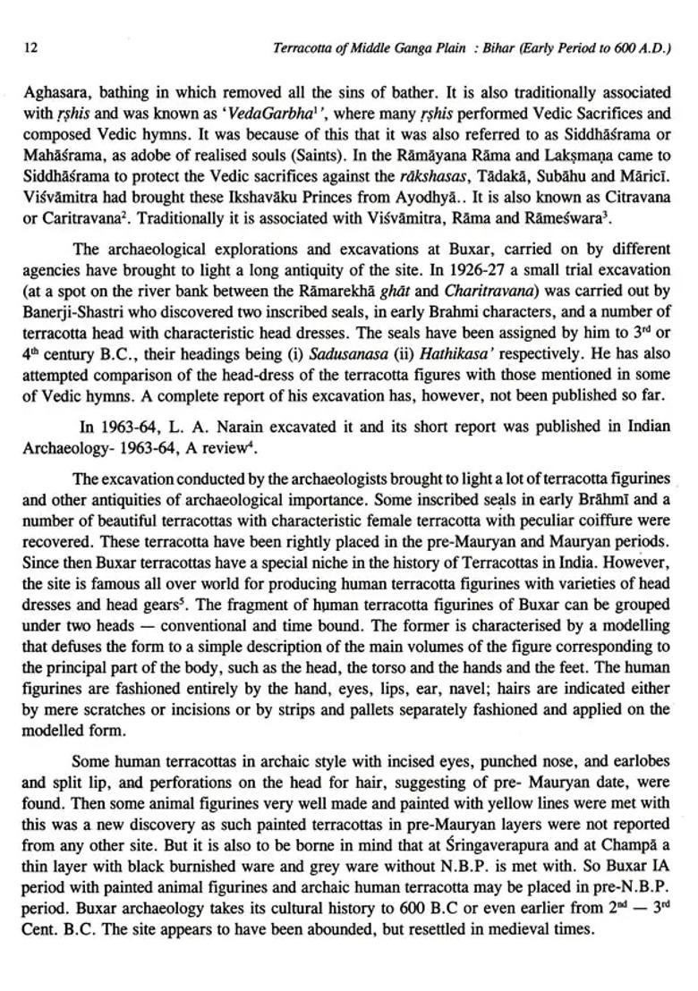 Terracotta of Middle Ganga Plain - Bihar (Early Period to 600 A.D.) - Indya
