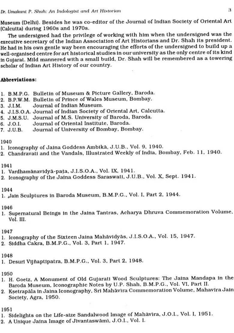 Studies in Jaina Art and Iconography and Allied Subjects (A Rare Book) - Indya