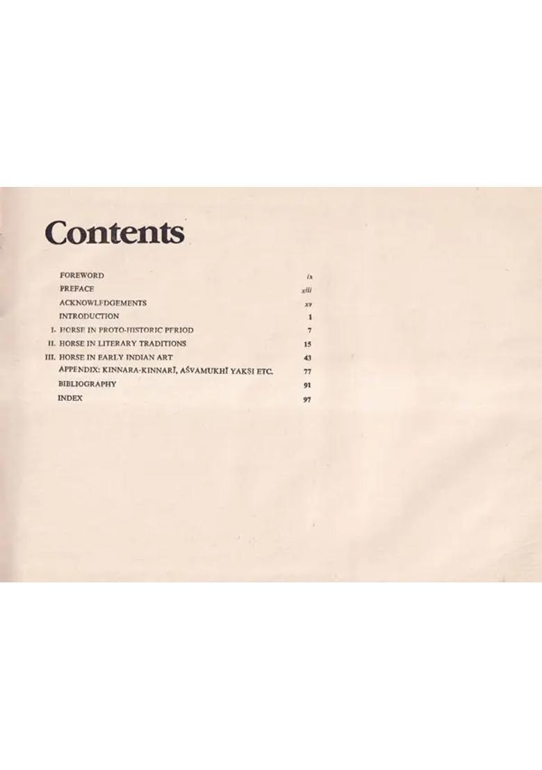 Horse in Early Indian Art (An Old Book) - Indya