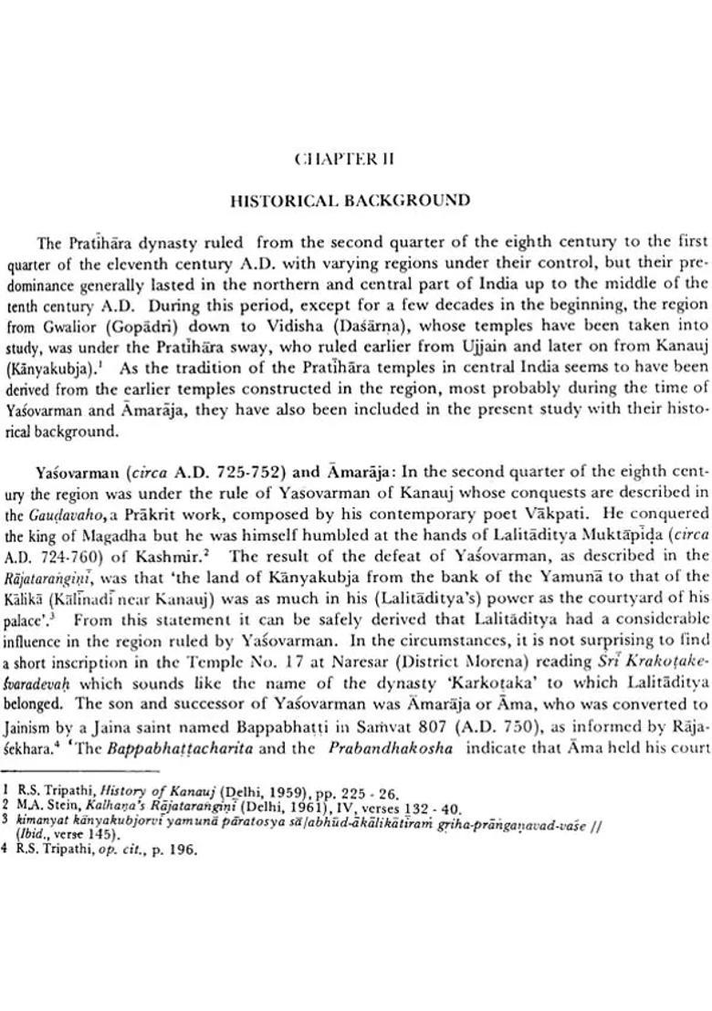 Temples of the Pratihara Period in Central India - Indya