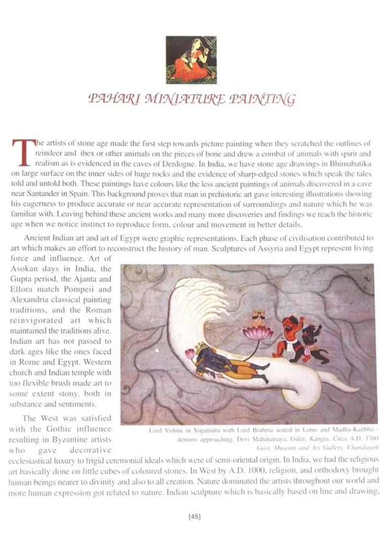 Growth and Tradition of Pahari Miniature Painting - Indya