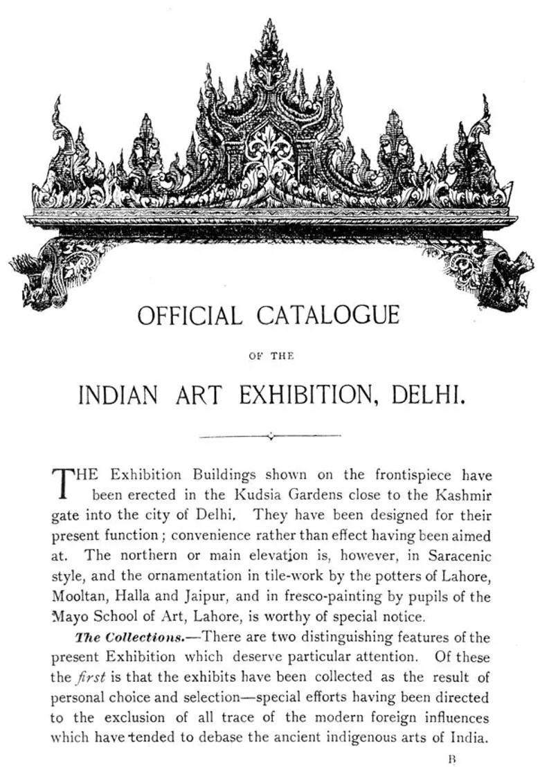 Indian Art at Delhi 1903 (Being the Official Catalogue of the Delhi Exhibition 1902 - 1903) - Indya