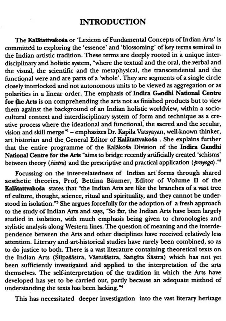Kalatattvakosa : A Lexicon of Fundamental Concepts of the Indian Arts, Substratum/Abode, Sthana/Ayatana (Vol - VII) - Indya