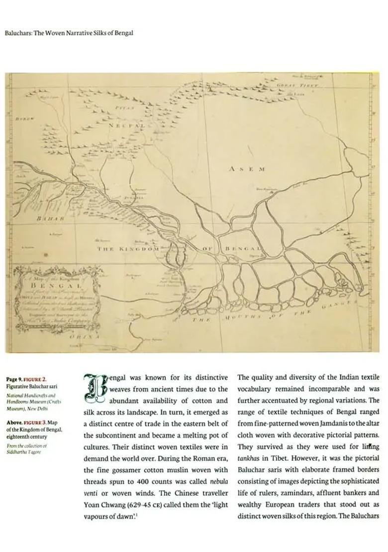 Baluchars -The Woven Narrative Silks of Bengal - Indya